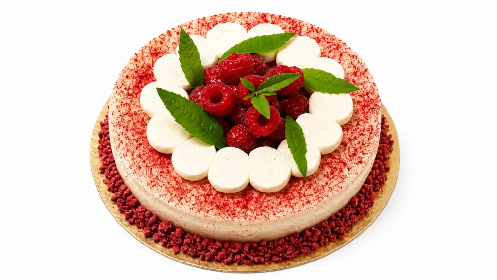 Le Magali framboise verveine – Z Pâtisserie
