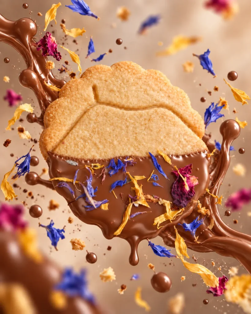 Biscuit volcanique trempé dans le chocolat – Z Pâtisserie