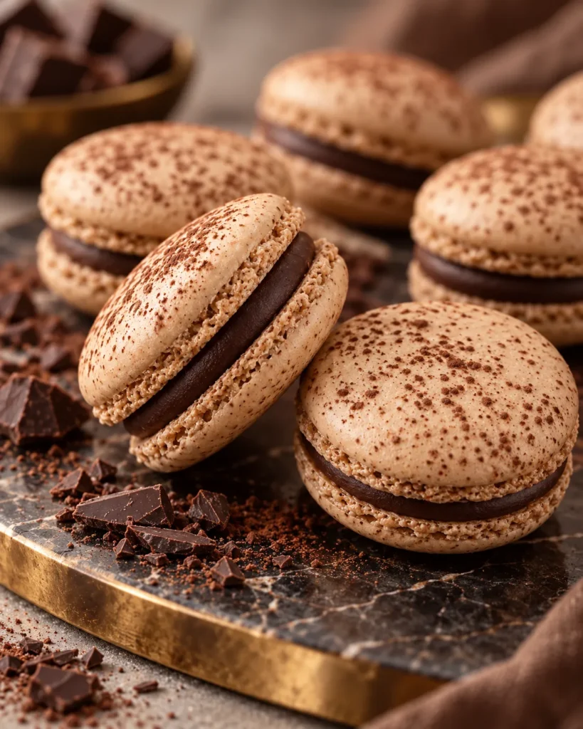 Macarons au chocolat noir – Z Pâtisserie