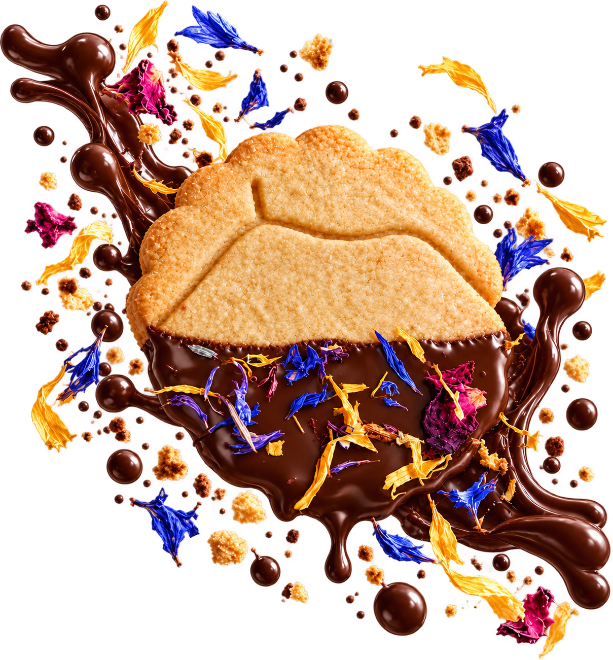 Biscuits volcaniques biscuit puy de Dôme chocolat noir – Z Pâtisserie