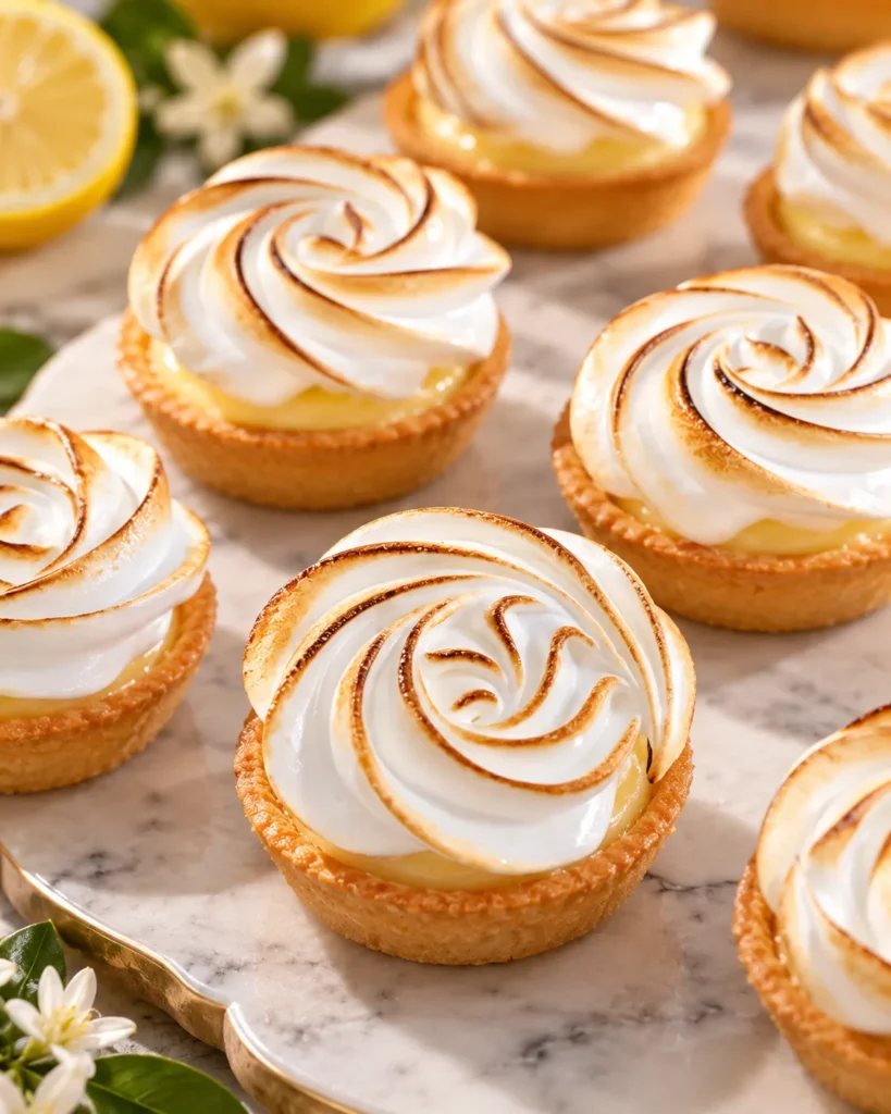 Mini tartelettes citron meringuées pour événements professionnels et réceptions – Z Pâtisserie