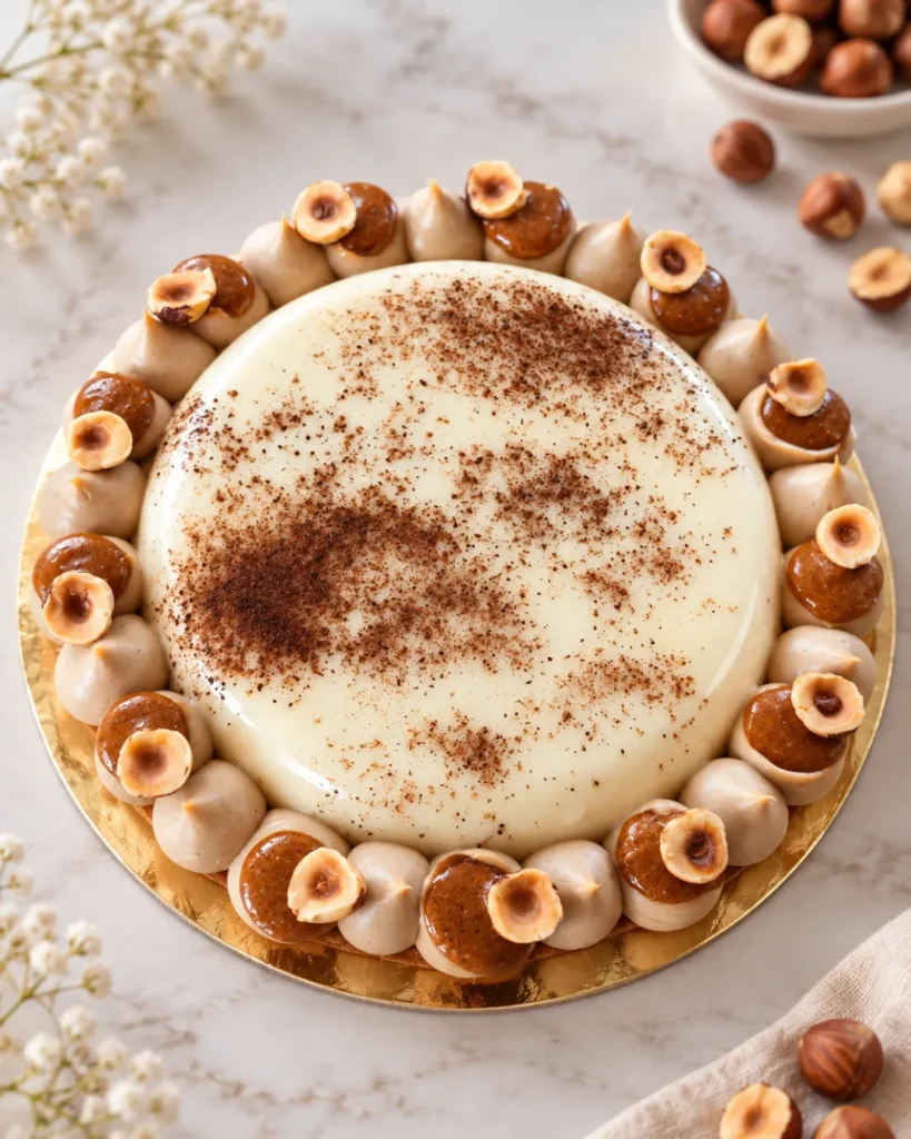 Tarte vanille noisette